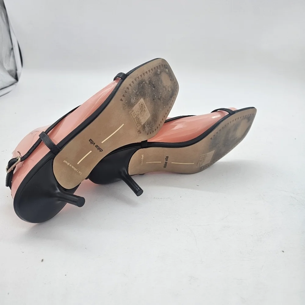 Dolce Vita Laury Black Strappy Sandals Made in Brazil Women’s Size 7.5